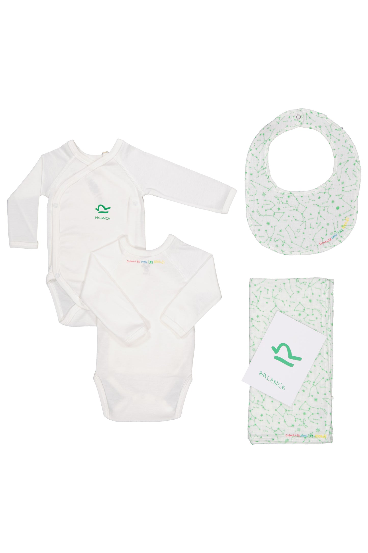 Box Naissance Bébé Balance - Cadeau personnalisé en coton bio