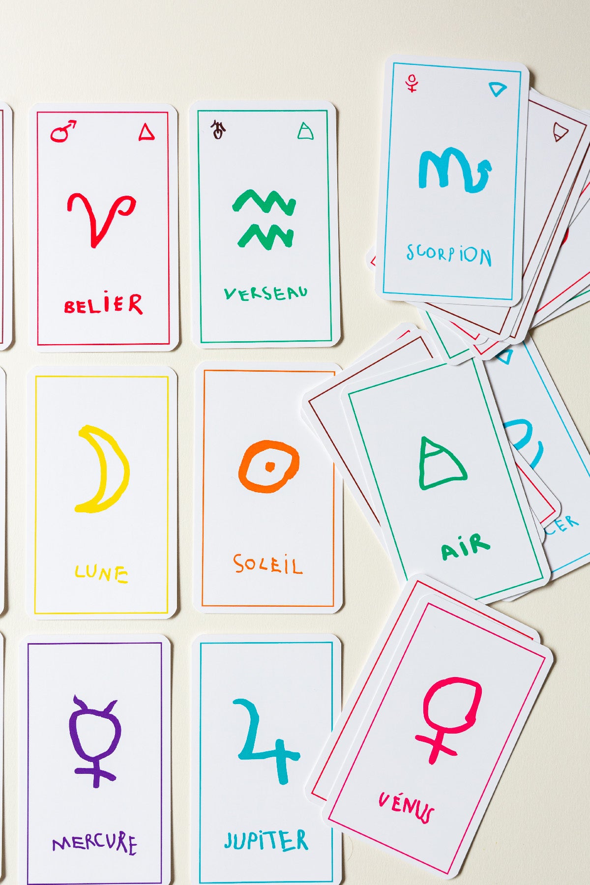 Astrological card game