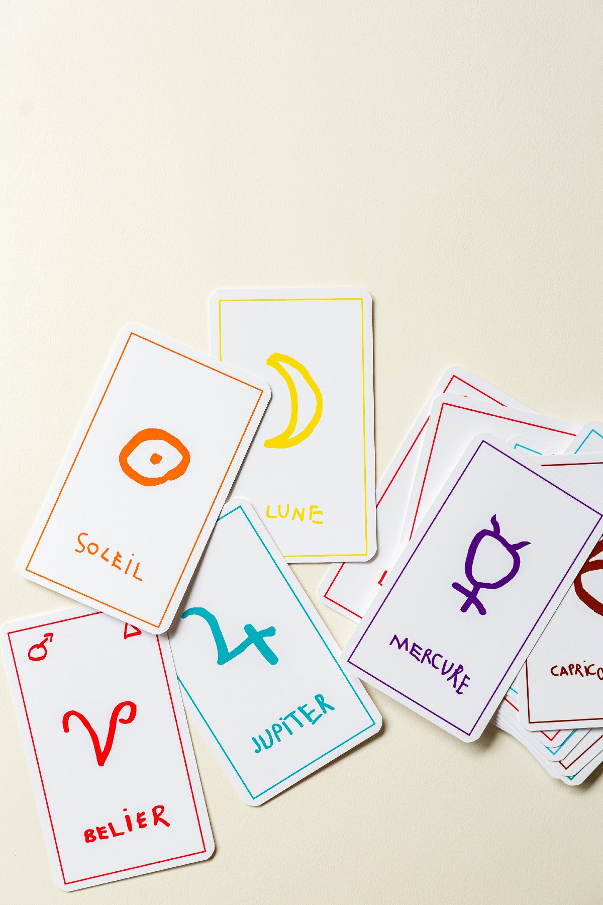 Astrological card game