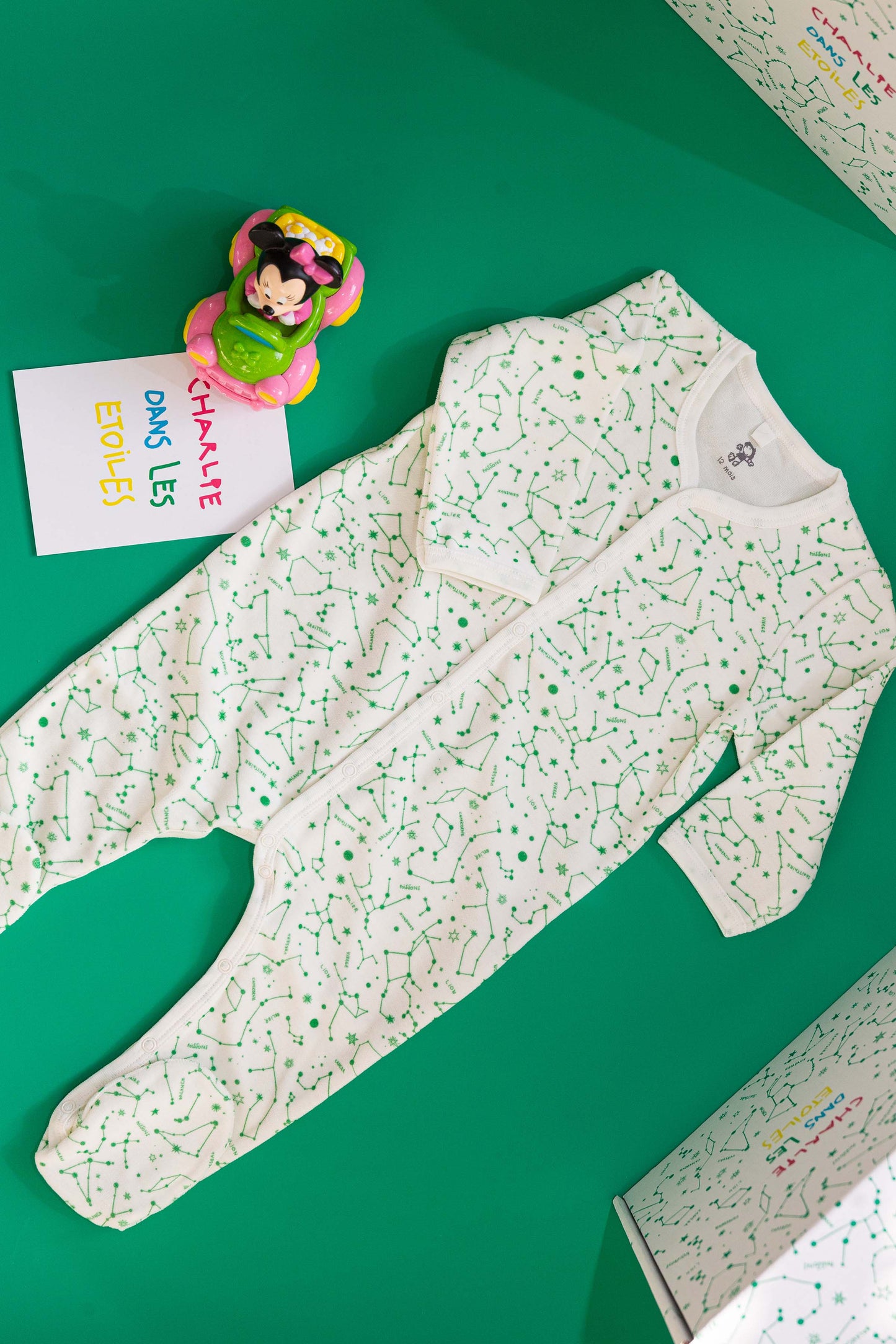 Pyjama constellations Vert
